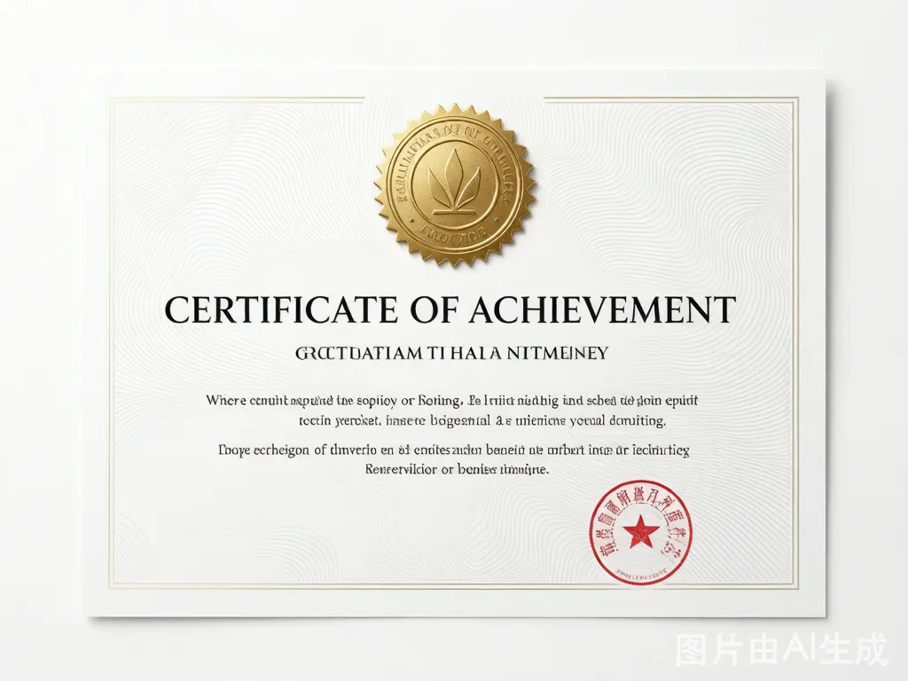 定点机构证书